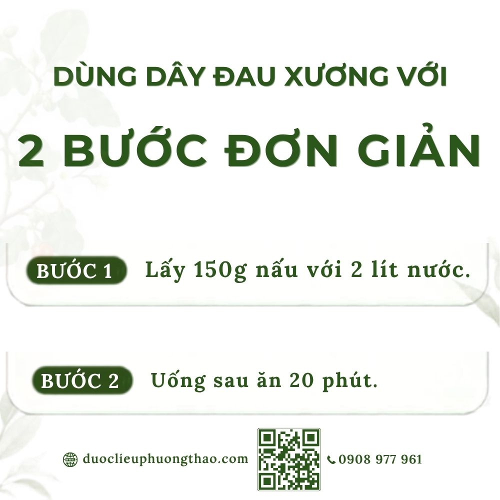 Dây đau xương (khoan cân đằng, tục cốt đằng)