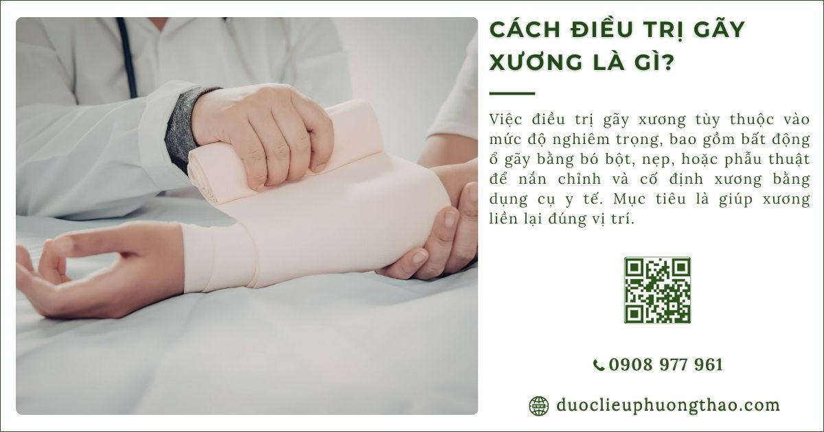 điều trị gãy xương