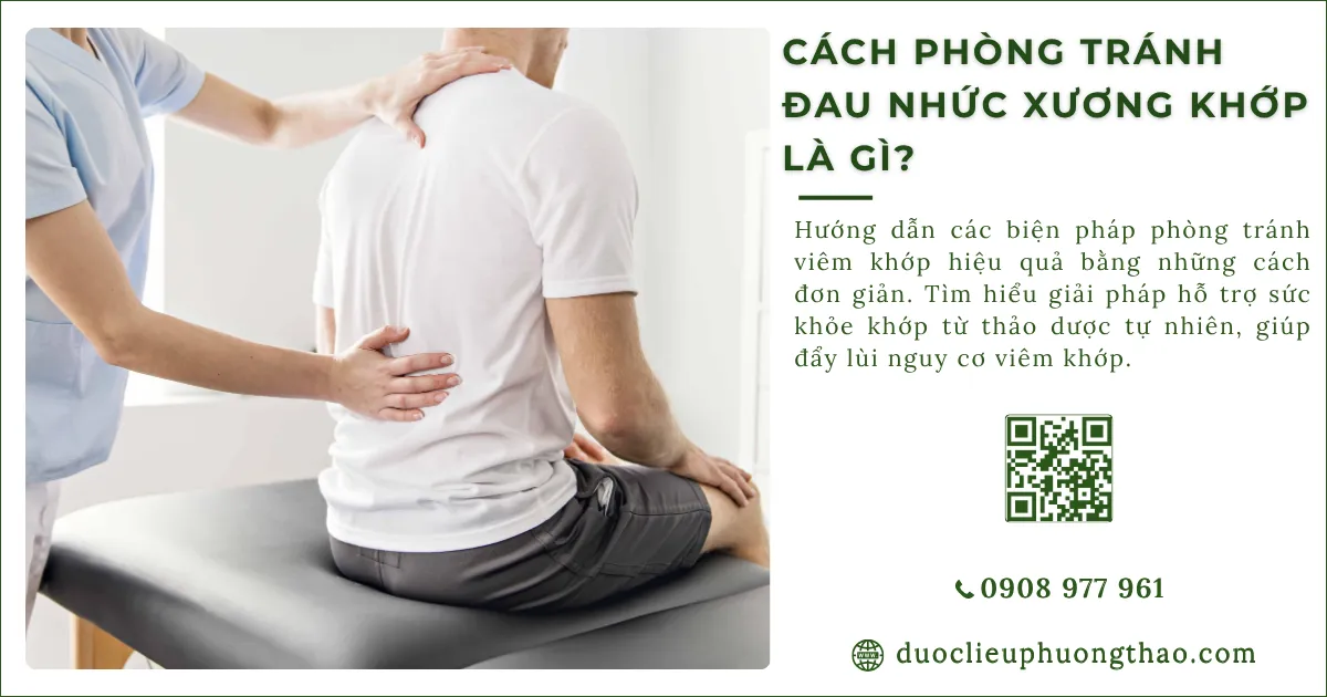 cách phòng tránh đau nhức xương khớp