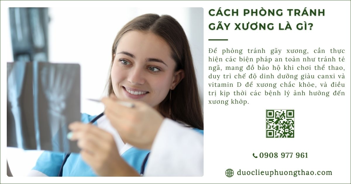 cách phòng tránh gãy xương