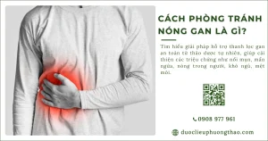 Cách phòng tránh nóng gan như thế nào?