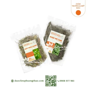 Combo hỗ trợ đường huyết 10 ngày (1kg Dây thìa canh + 500g Giảo cổ lam)