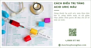 Cách điều trị tăng axit uric máu, khi nào cần dùng thuốc?