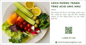 Cách phòng tránh tăng axit uric máu, 6 việc nên làm từ sớm!