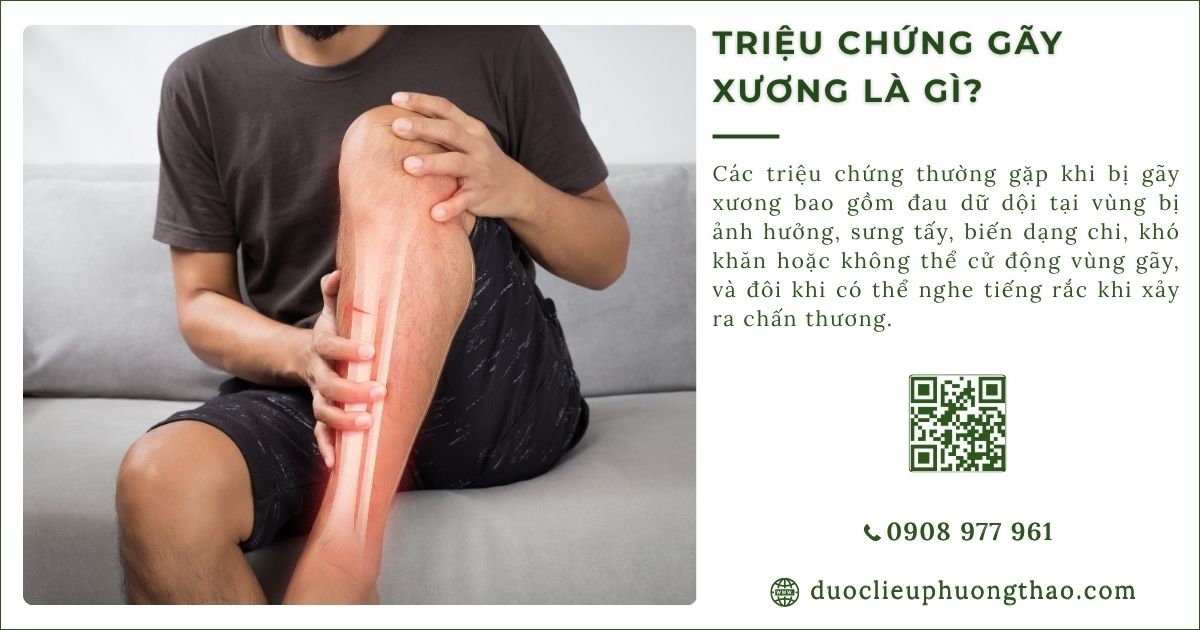 triệu chứng gãy xương