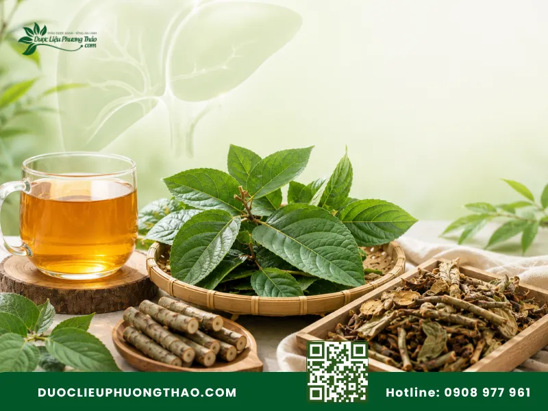 cây an xoa giúp thanh nhiệt, hỗ trợ chức năng gan
