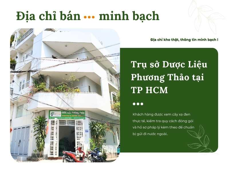 Trụ sở Dược Liệu Phương Thảo tại TP HCM