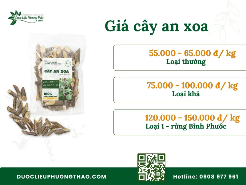 Cây an xoa giá bao nhiêu? Giá tươi, khô và cách chọn mức giá hợp lý Cập nhật bảng giá chi tiết các loại cây an xoa mới nhất.