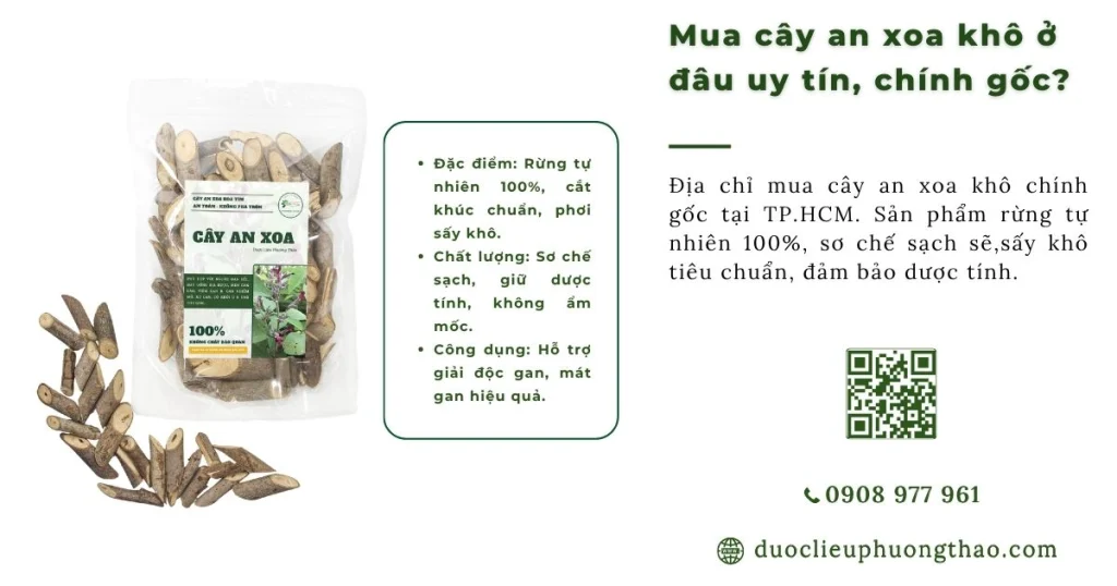 Mua cây an xoa khô ở đâu uy tín, chính gốc và được kiểm tra hàng?