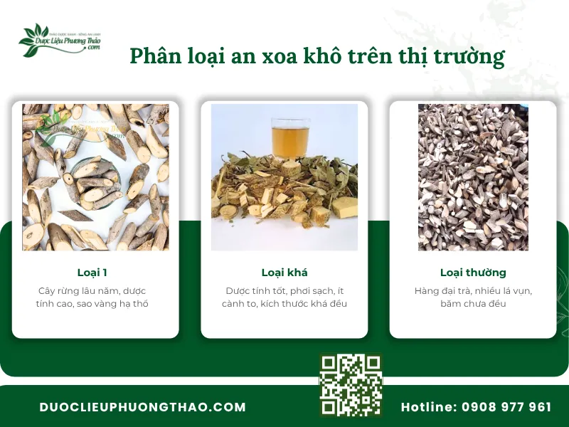 Cây an xoa giá bao nhiêu? Giá tươi, khô và cách chọn mức giá hợp lý Chi tiết phân khúc các loại an xoa khô phổ biến hiện nay.