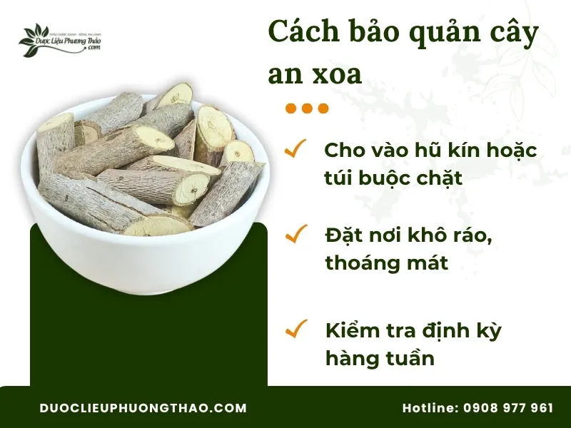 Hướng dẫn chi tiết cách sao vàng hạ thổ cây an xoa chuẩn xác tại nhà Cách bảo quản cây an xoa