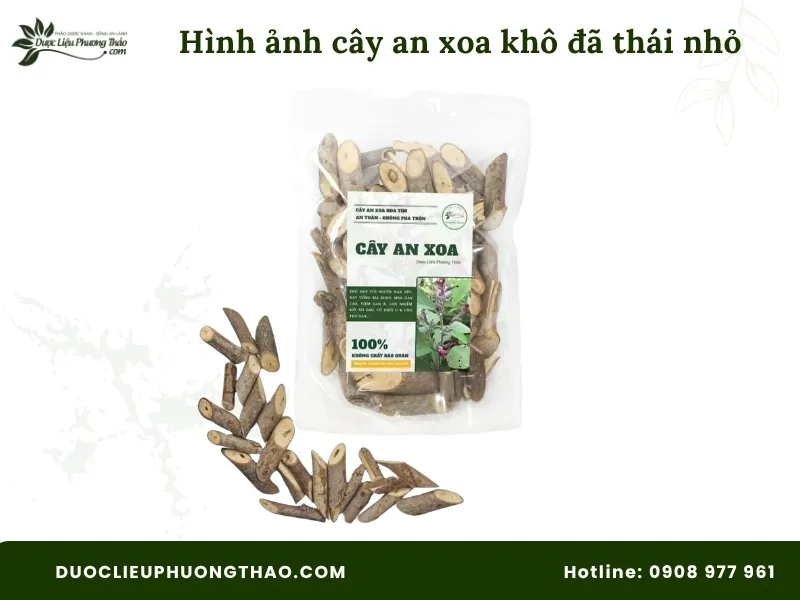 Hình ảnh cây an xoa khô đã thái nhỏ