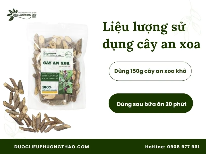 Liều lượng sử dụng cây an xoa